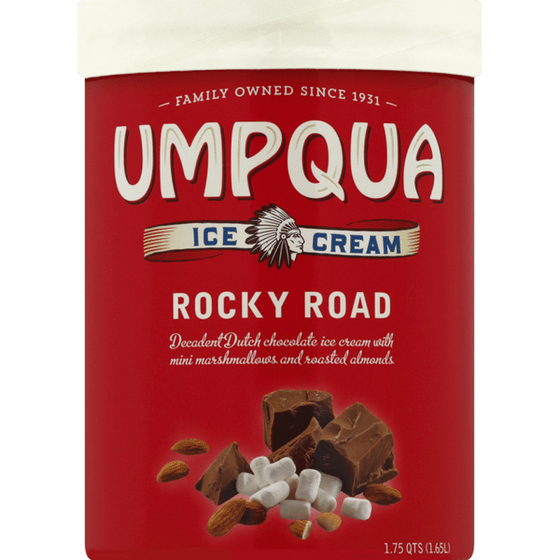 Umpqua Ice Cream, Rocky Road (1.75 qt) Instacart