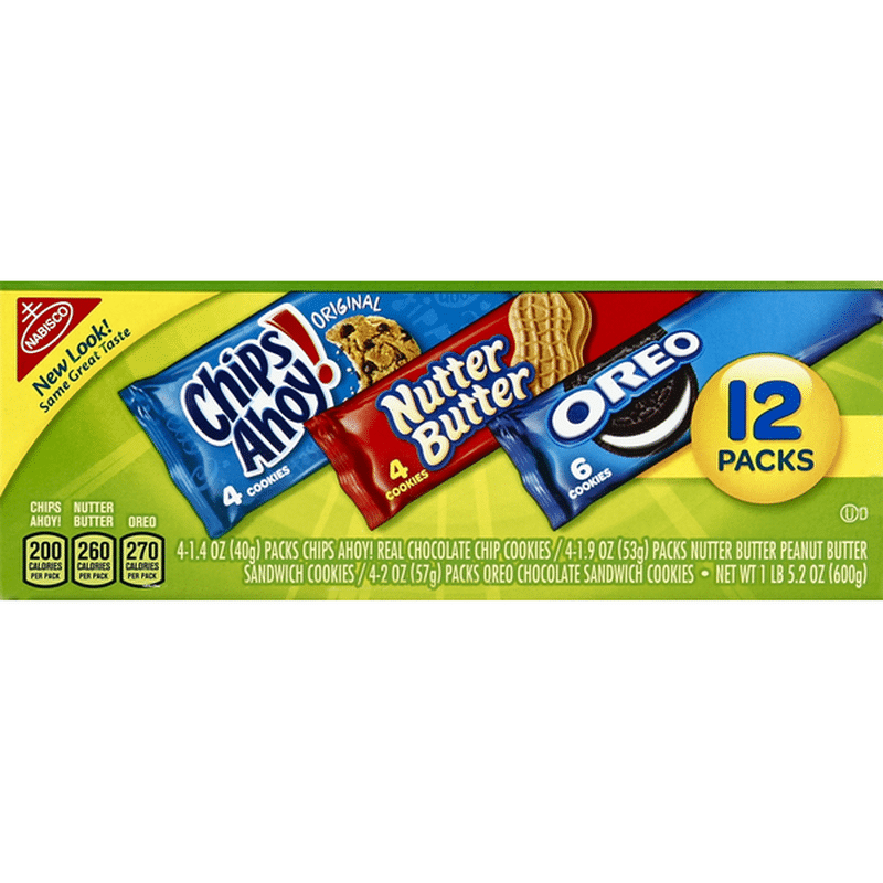 Nabisco Cookies, Variety (12 ct) - Instacart