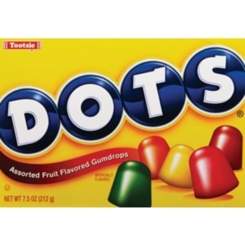 Dots Assorted Fruit Flavored Gumdrops (7.5 oz) Instacart