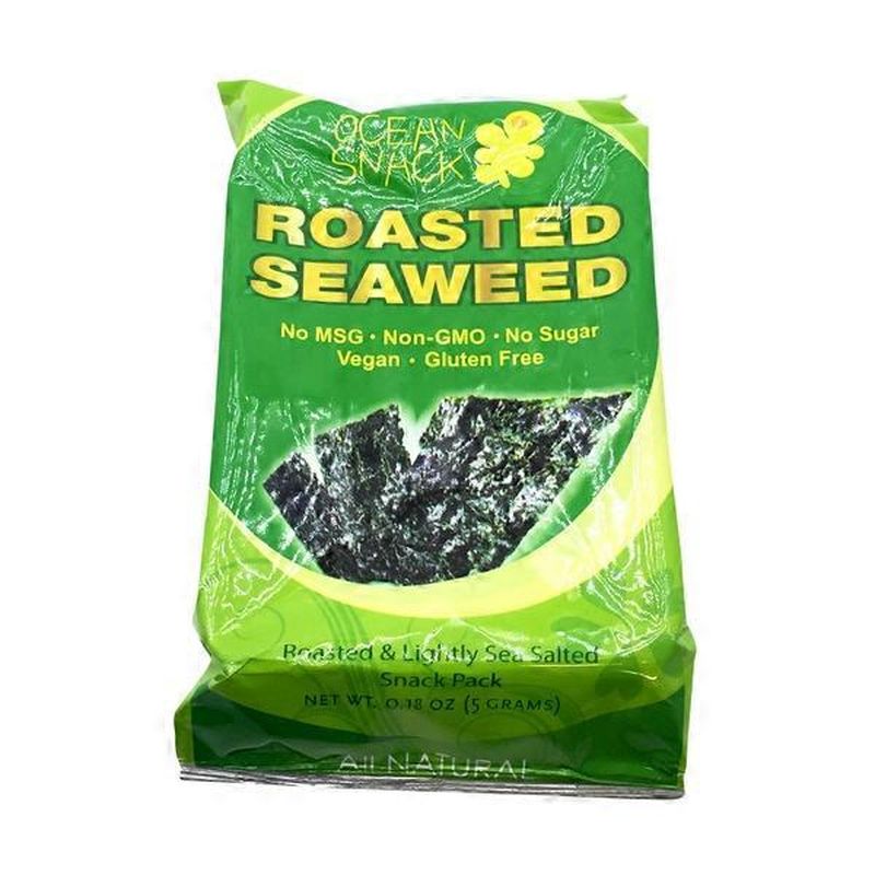 Ocean Snack Roasted Seaweed (0.18 oz) - Instacart