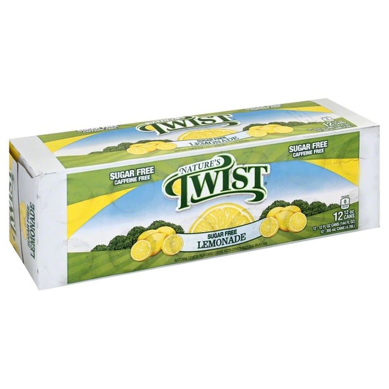 Natures Twist Lemonade Sugar Free Caffeine Free (12 ) Instacart