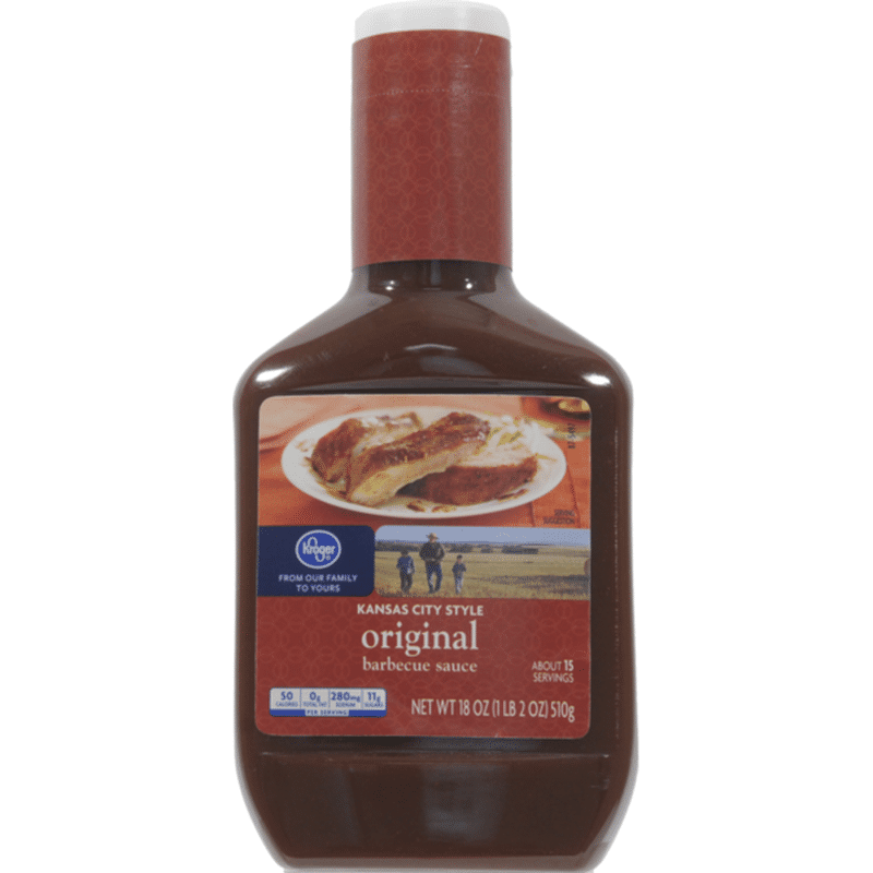 Kroger Kansas City Style Original Barbecue Sauce, Original (18 oz