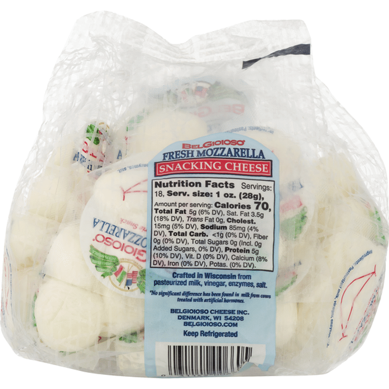 BelGioioso Snacking Cheese, Fresh Mozzarella (18 ct) Instacart