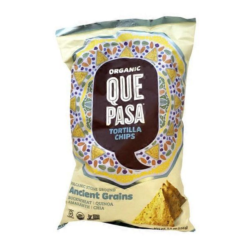 Que Pasa Tortilla Chips, Organic, Ancient Grains (5.5 oz) Instacart
