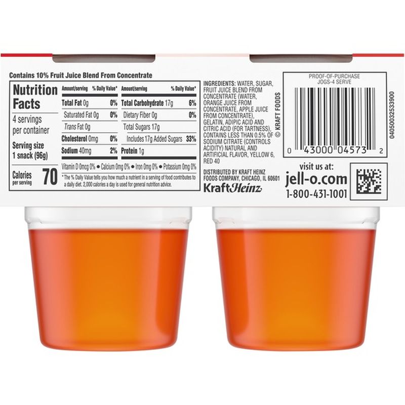 Jell-O Ready-to-Eat Orange Gelatin