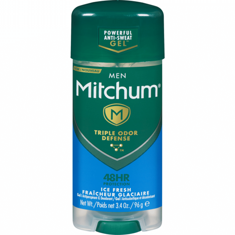 Mitchum Mens Ice Fresh Advanced Gel Anti Perspirant & Deodorant (96 g