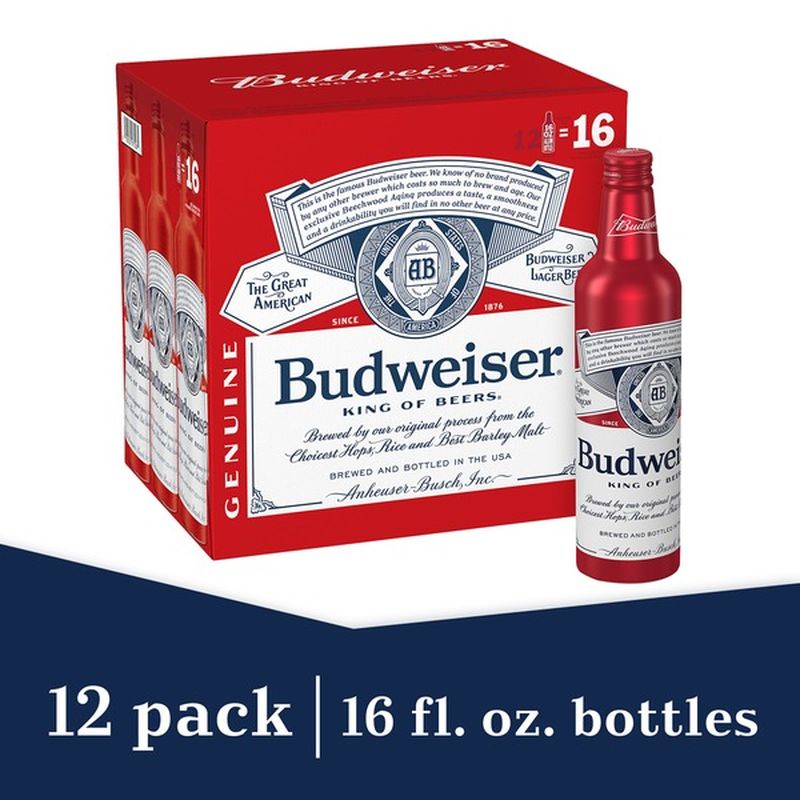 Budweiser Bud Light Aluminum Bottles (16 Fl Oz) - Instacart