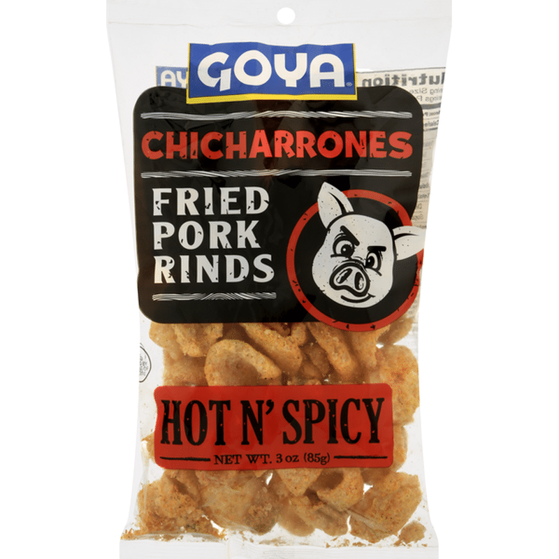 Goya Fried Pork Rinds, Hot N' Spicy (3 oz) Instacart