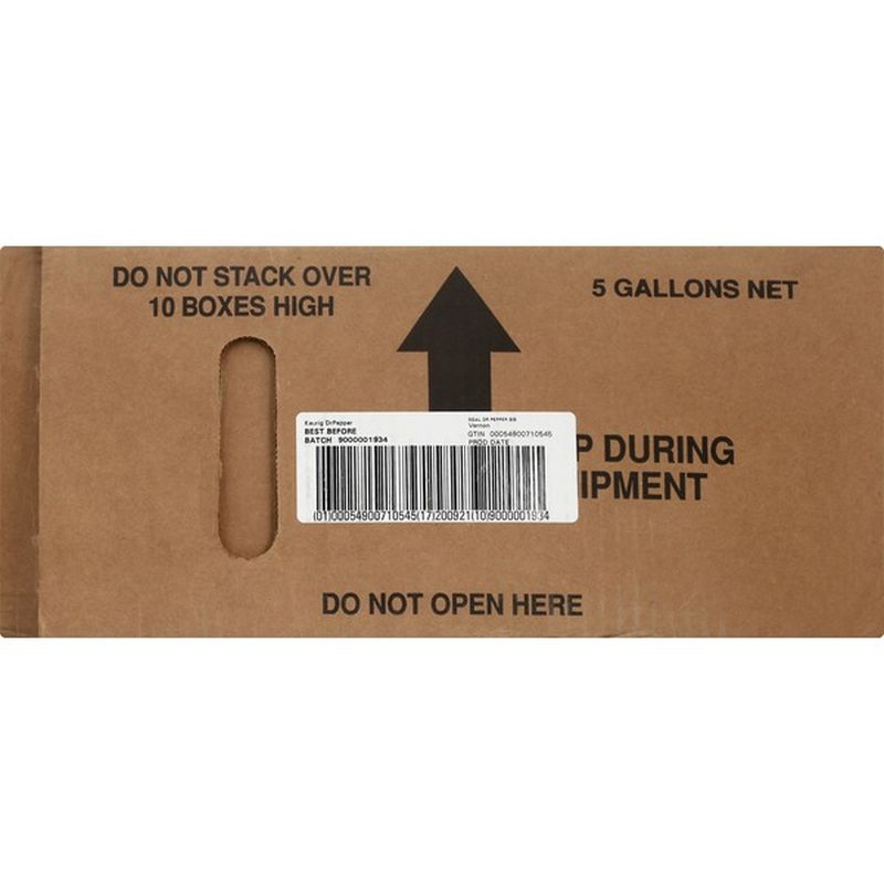 Dr Pepper Bag in Box Syrup (5 gal) from Smart & Final Instacart