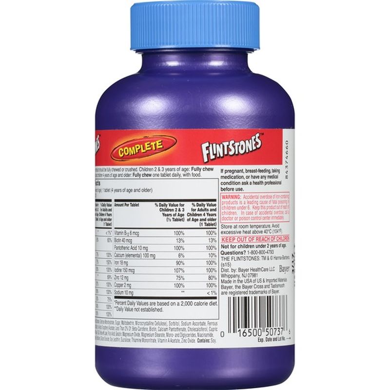 Flintstones Children's Multivitamin Supplement Chewable Tablets (200 ct
