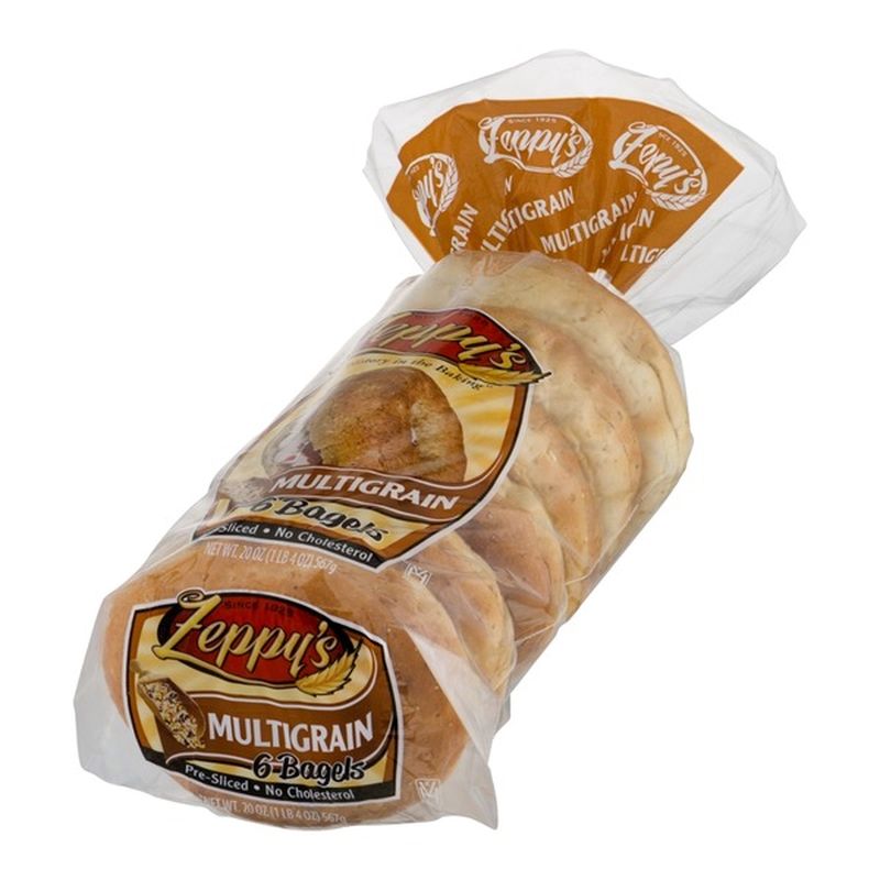 Zeppy's Bagels Multigrain 6 CT (20 oz) Instacart