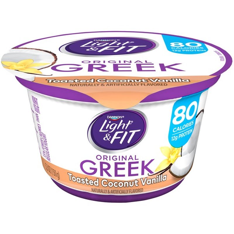 Light N' Fit Yogurt Toasted Coconut Vanilla (5.3 oz) from Cub Instacart