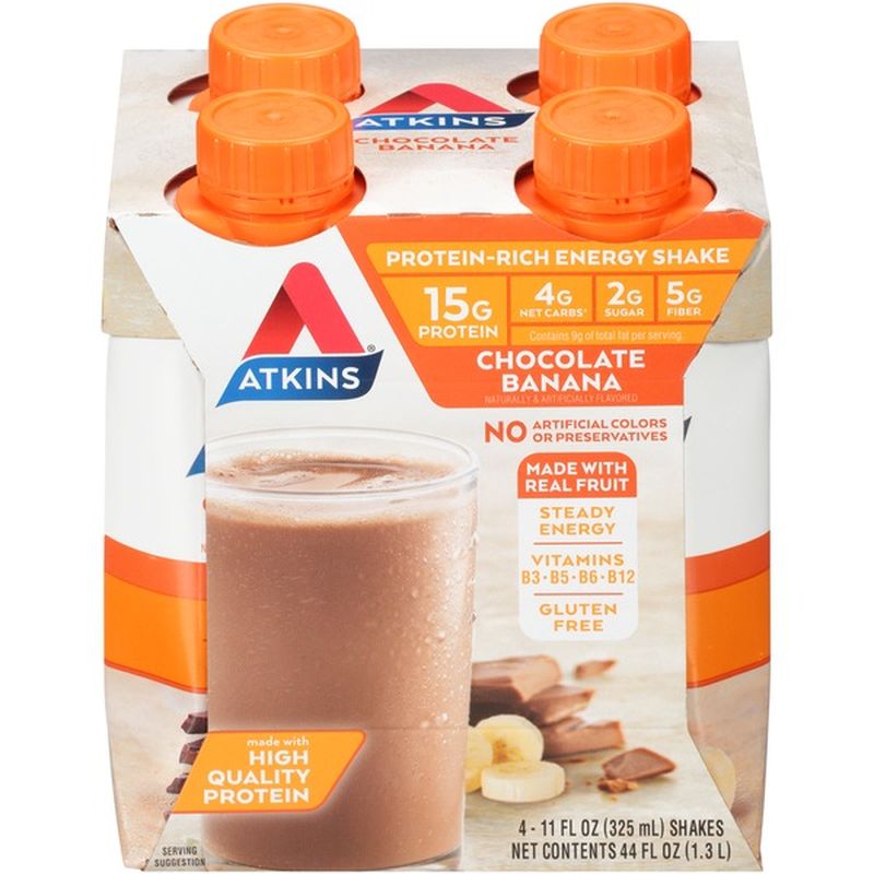 Atkins Shakes, Chocolate Banana (4 each) from Price Chopper Instacart