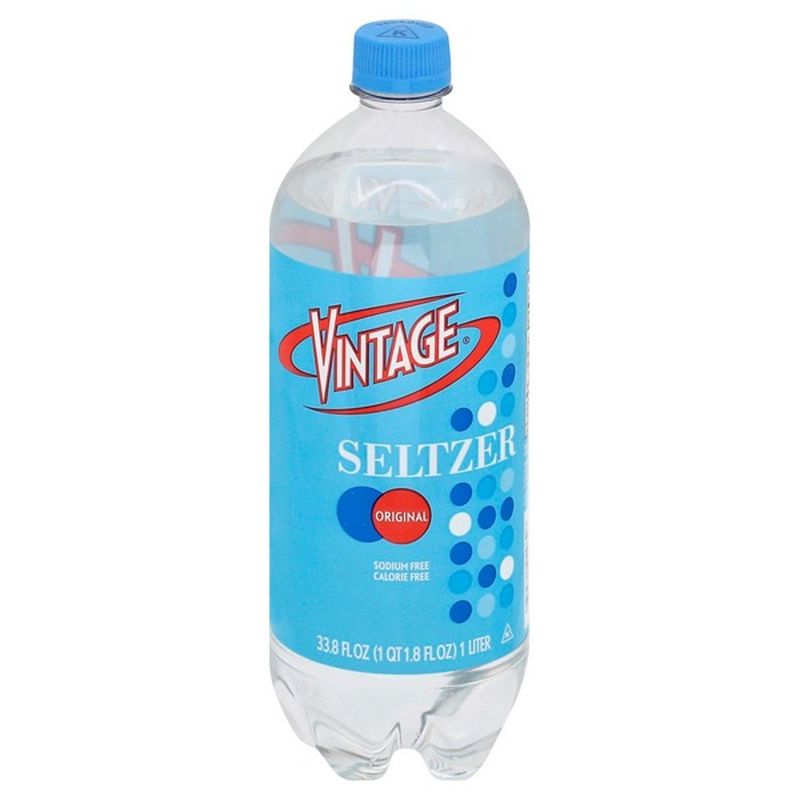 Vintage Seltzer Plain Water Seltzer (1 L) from SuperFresh Instacart