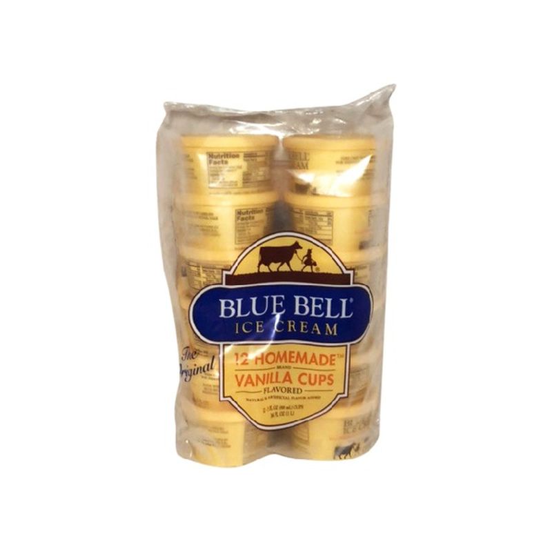 blue bell ice cream cups