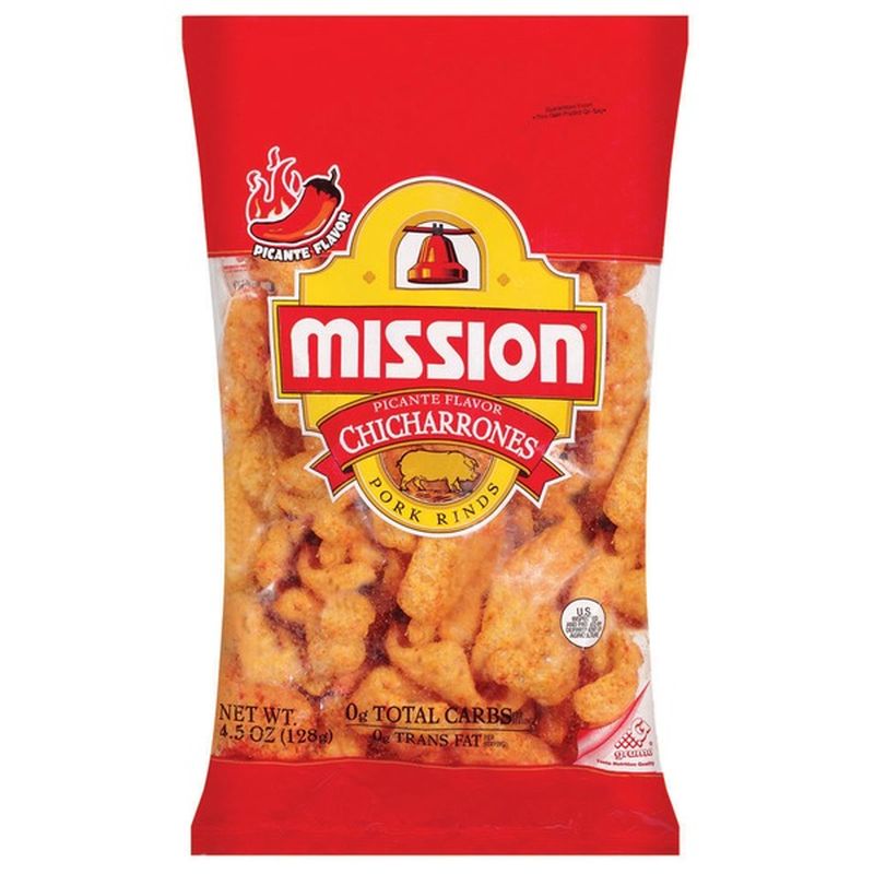 Mission Chicharrones Picante Pork Rinds (4.5 oz) Instacart
