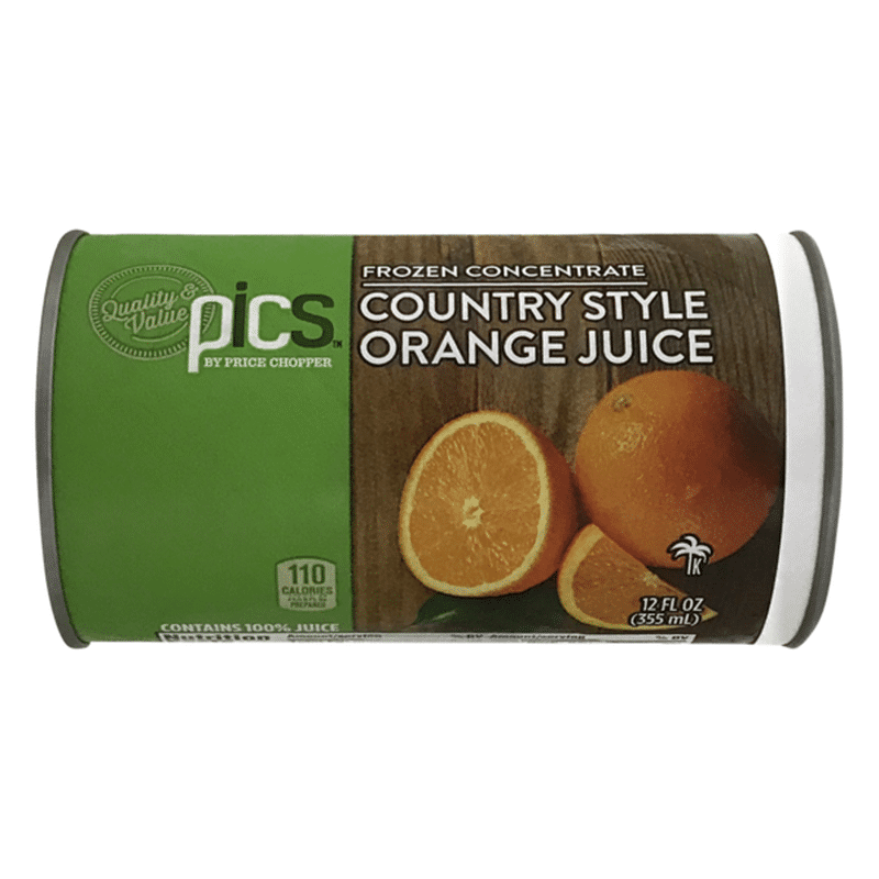 PICS Country Orange Juice Frozen Concentrate (12 fl oz) Instacart