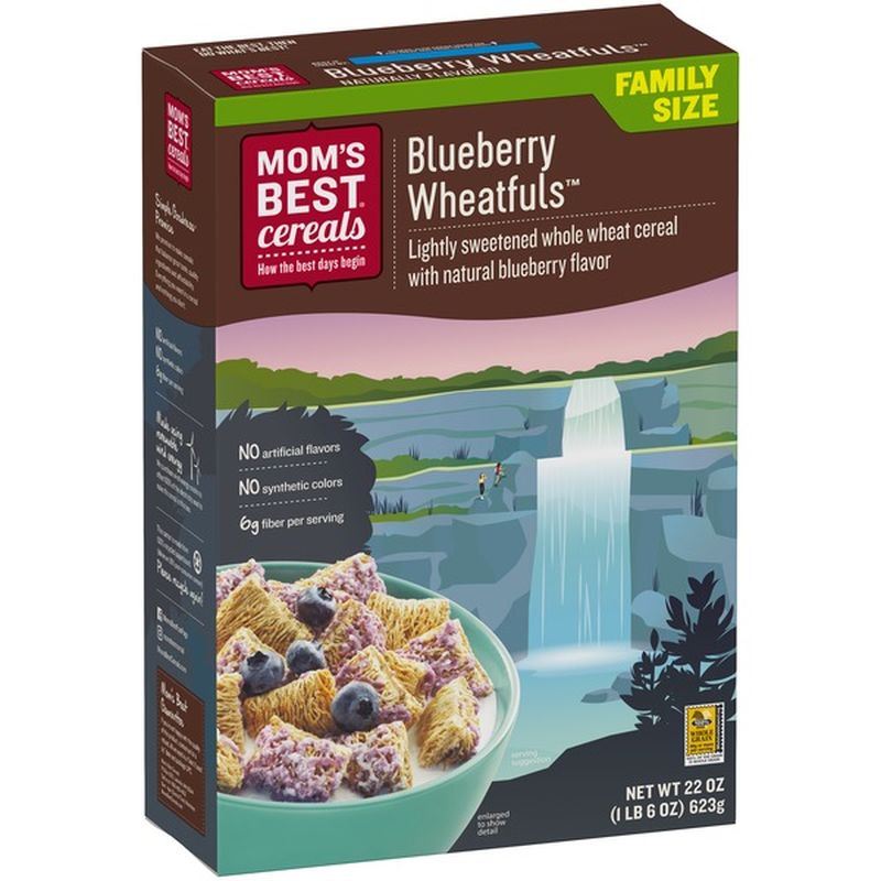 Mom's Best Cereals Blueberry Wheatfuls Cereal (22 oz) from Sprouts