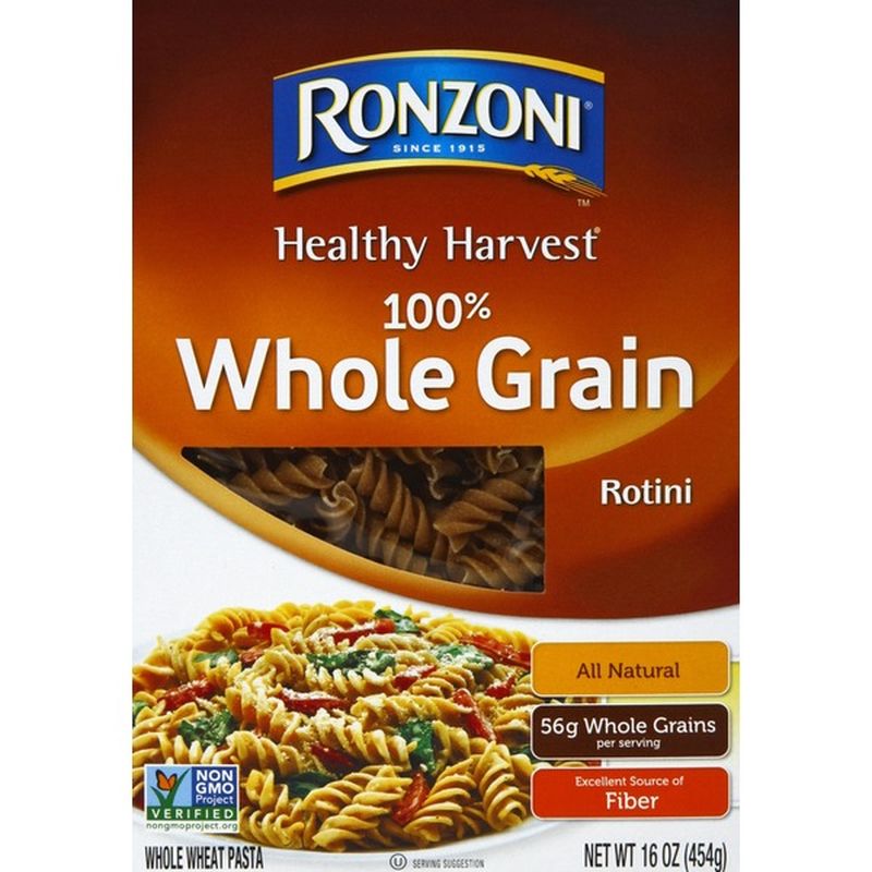 Ronzoni Healthy Harvest 100 Whole Grain Rotini Pasta (16 oz) Instacart