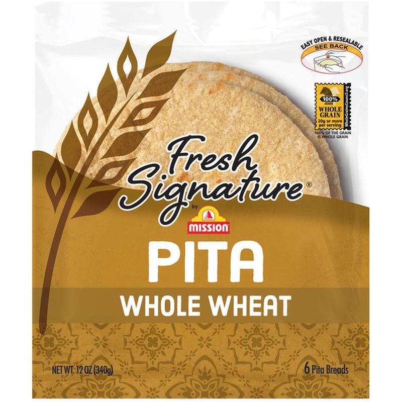 Mission Whole Wheat Pita Breads (12 oz) Instacart