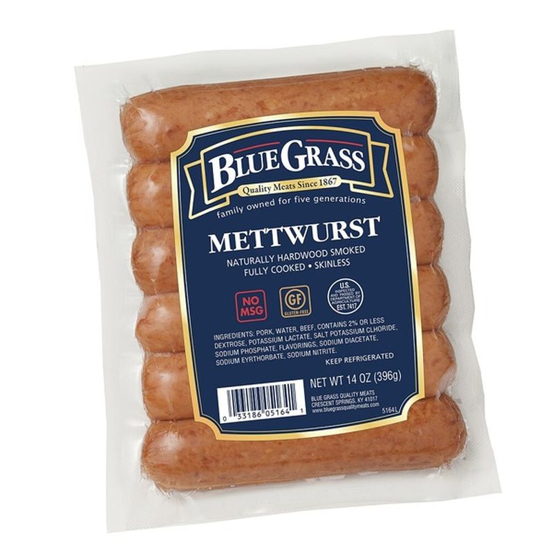 Blue Grass Quality Meats Mettwurst (14 oz) Instacart
