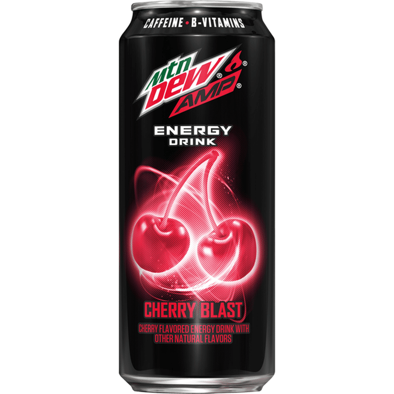 Mtn Dew Cherry Blast Energy Drink (16 fl oz) Instacart