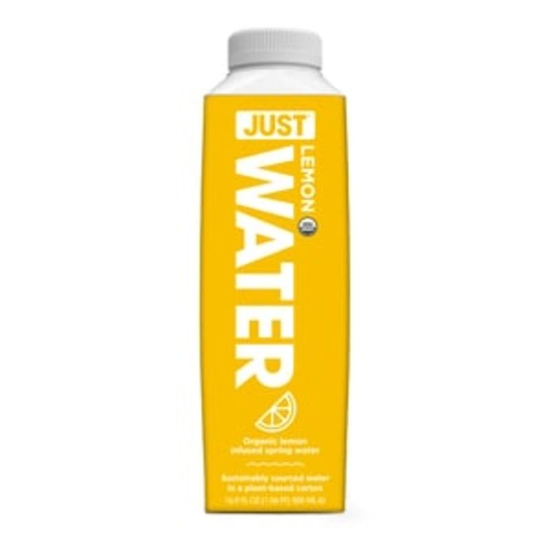 Just Water Spring Water, Infused, Organic Lemon, Brick (16 ...