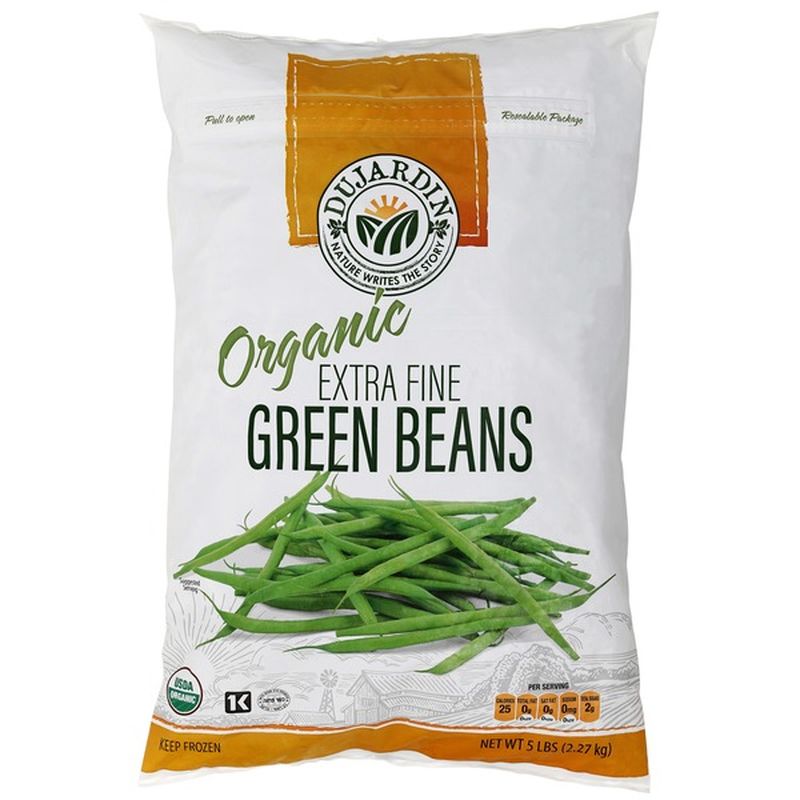 Dujardin Organic Extra Fine Green Beans, 5 lbs