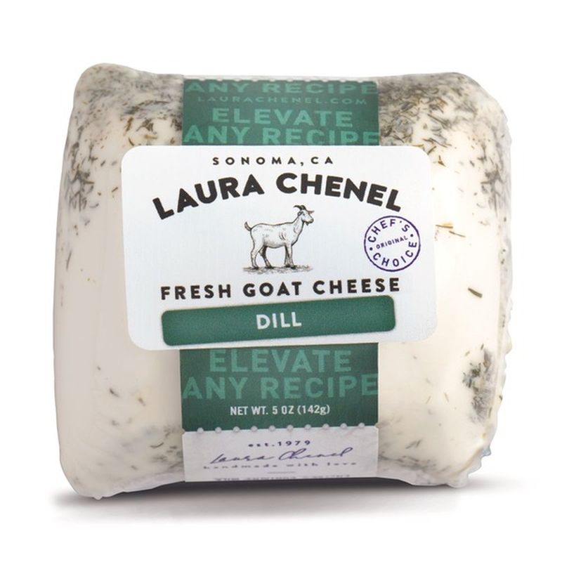 Laura Chenel's Chèvre Dill Fresh Goat Cheese Chabis (5 oz) Instacart