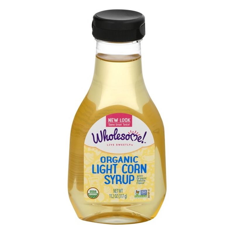 Wholesome Light Corn Syrup, Organic, Vanilla Flavor (11.2 oz) from