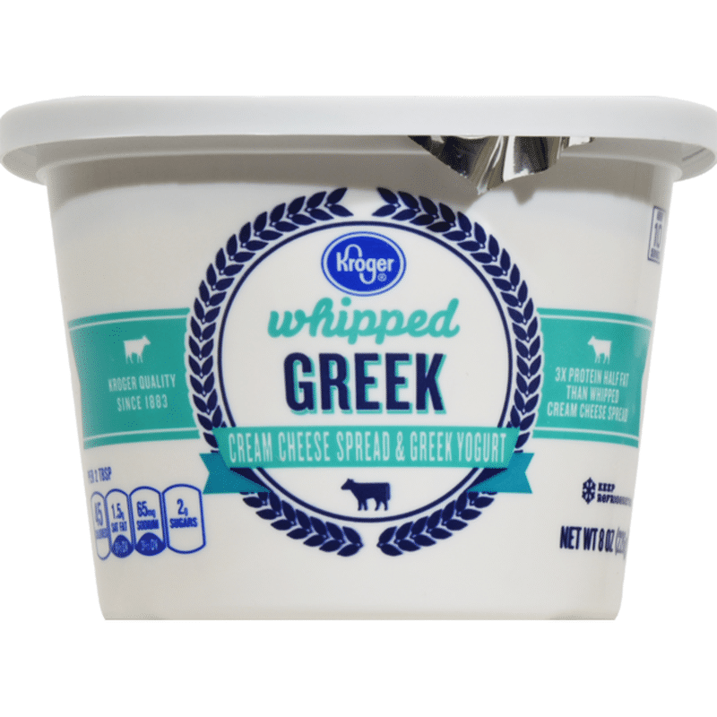 Kroger Whipped Greek Cream Cheese Spread (8 oz) from Kroger Instacart