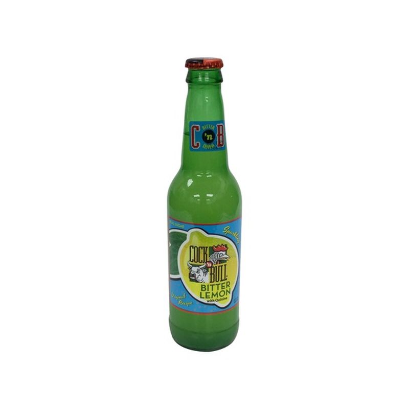 Cock N Bull Soda, Sparkling, Bitter Lemon, Original (12 fl oz) from