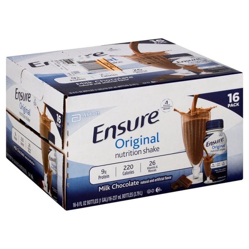 Ensure Original Nutrition Shake Milk Chocolate ReadytoDrink Bottles