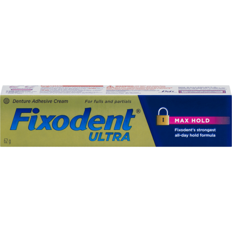 Fixodent Ultra Max Hold Dental Adhesive (62 g) Delivery or Pickup Near