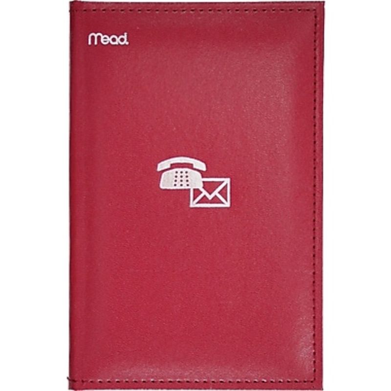 Mead 7 3/4" x 5 1/8" 52-Sheet Address Book