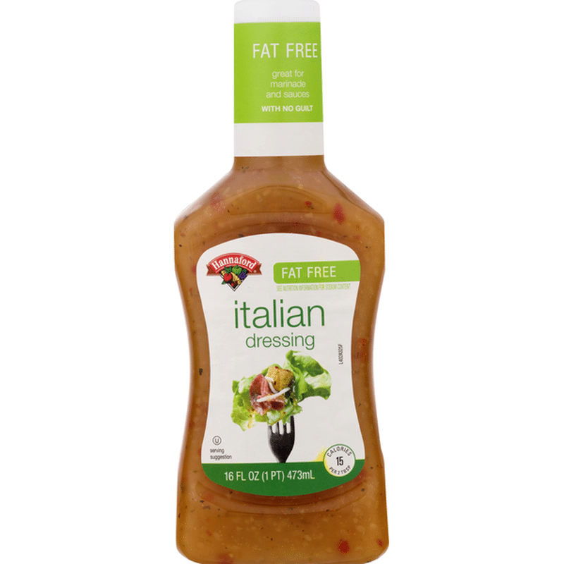Hannaford Fat Free Italian Dressing (16 oz) Instacart