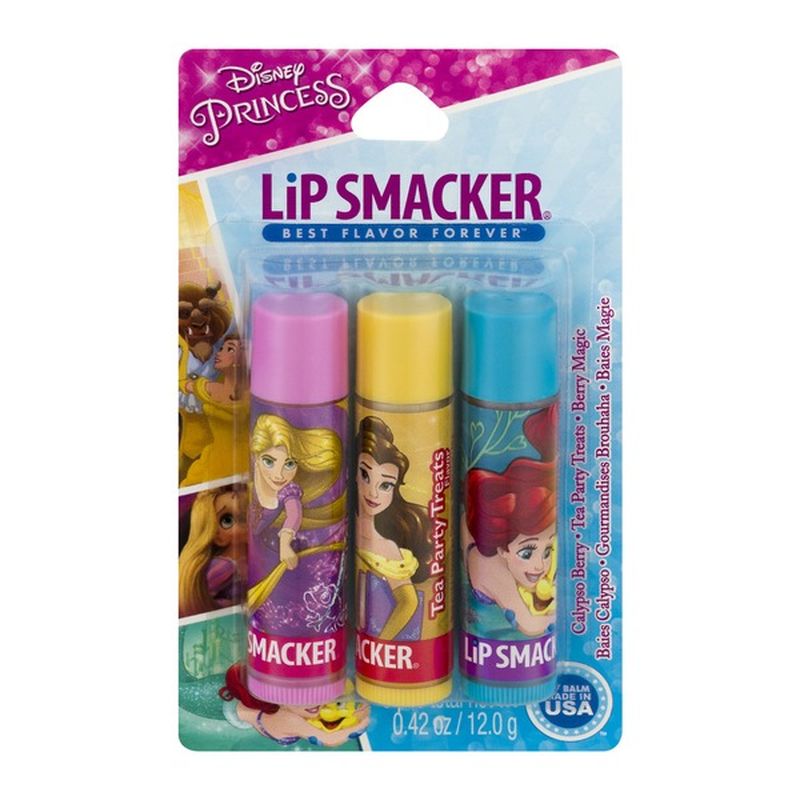 Lip Smacker Disney Princess Lip Balm Set - 3 CT (0.42 oz) - Instacart