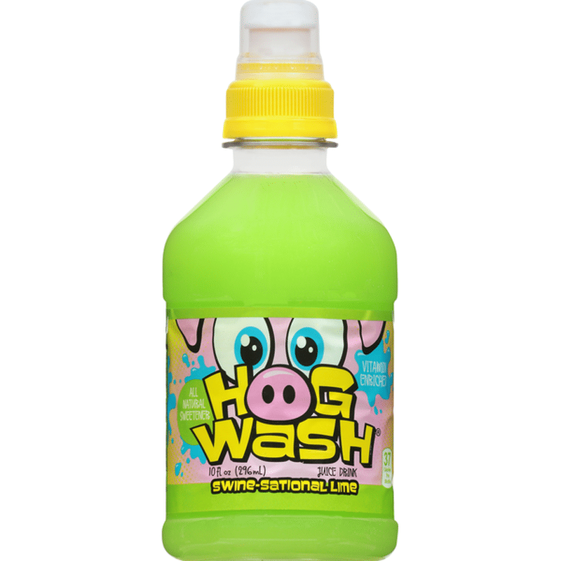 Hog Wash Juice Drink, SwineSational Lime (10 oz) Instacart