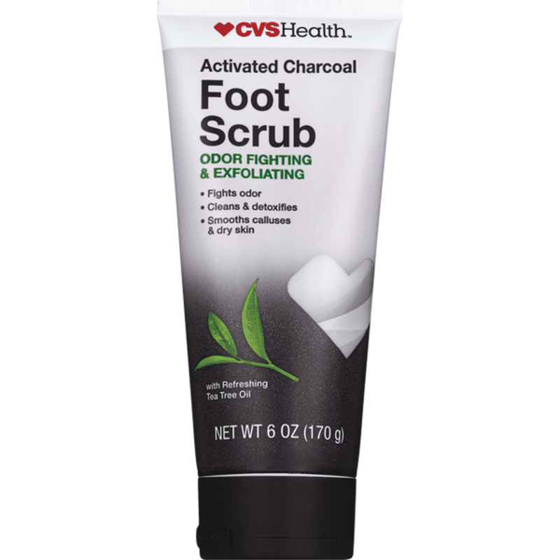 CVS Health Activated Charcoal Foot Scrub (6 oz) Instacart