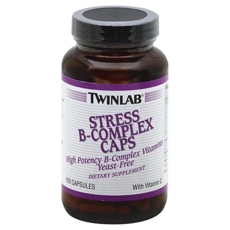 Twinlab Stress B-Complex Caps, Capsules (100 Each) - Instacart