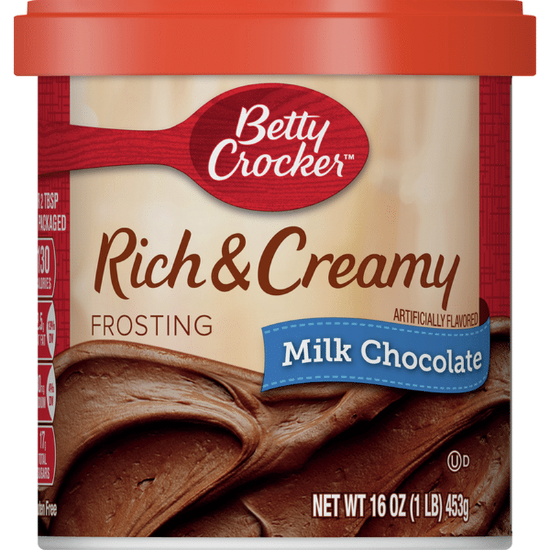 Betty Crocker Frosting, Rich & Creamy, Milk Chocolate (16 oz) from
