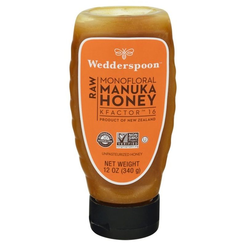 Wedderspoon Honey, Manura, Monofloral (12 oz) - Instacart