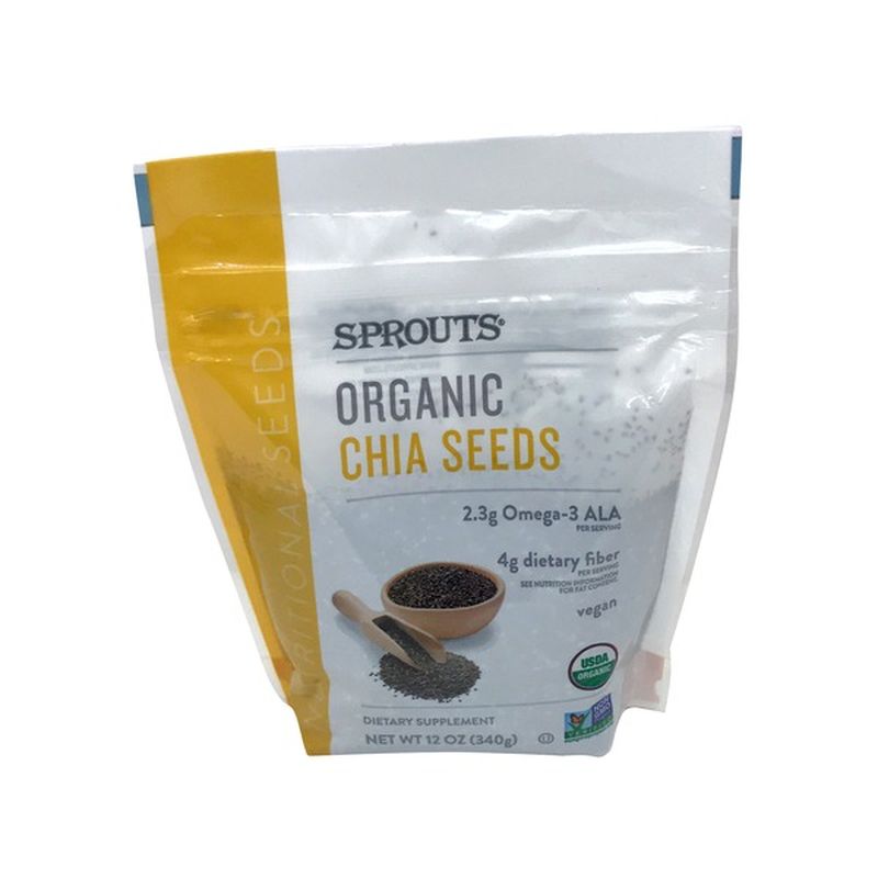 Sprouts Organic Chia Seeds (12 oz) Instacart