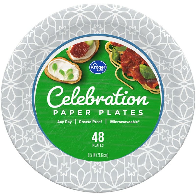 Kroger 8.5" Celebration Paper Plates