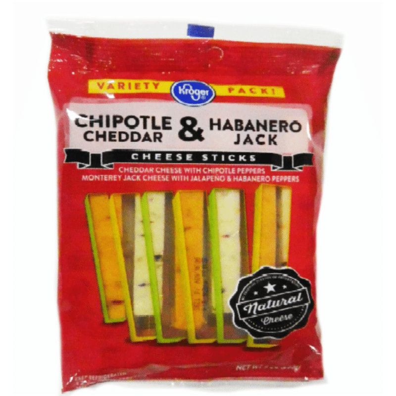 Kroger Chipotle Cheddar & Habanero Jack Cheese Sticks (9 oz) Instacart