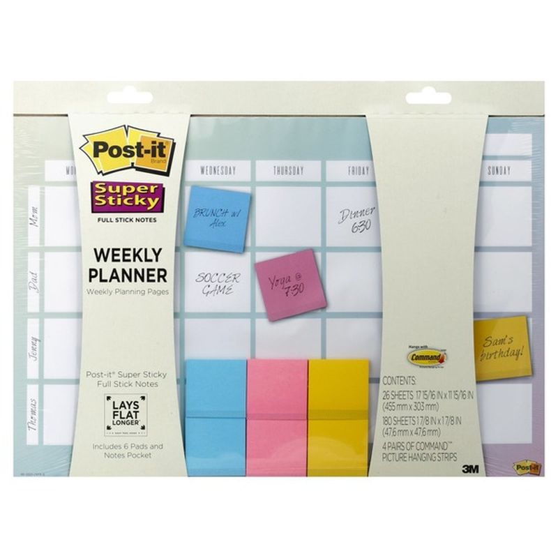 full stick post its