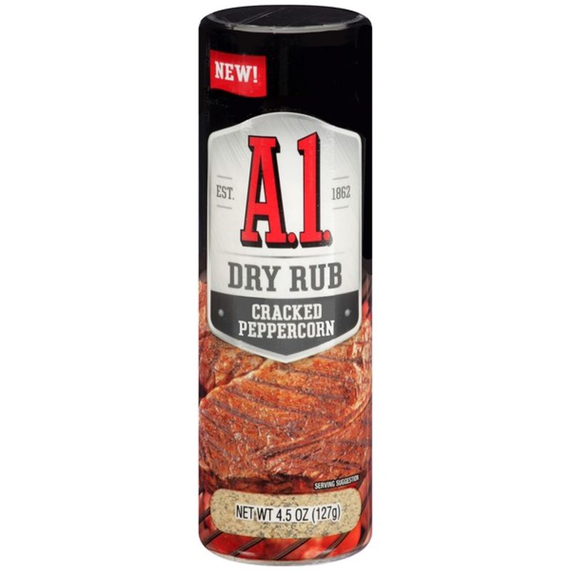 A1 Cracked Peppercorn Dry Rub (4.5 oz) Instacart