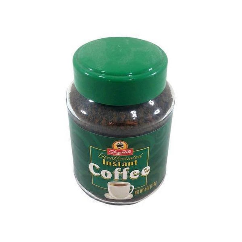 ShopRite Coffee, Instant, Decaffeinated (4 oz) Instacart