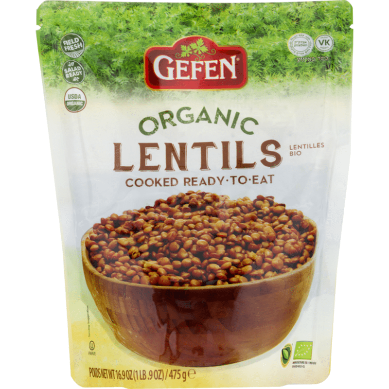 Gefen Lentils, Organic, Pouch (16.9 oz) Instacart