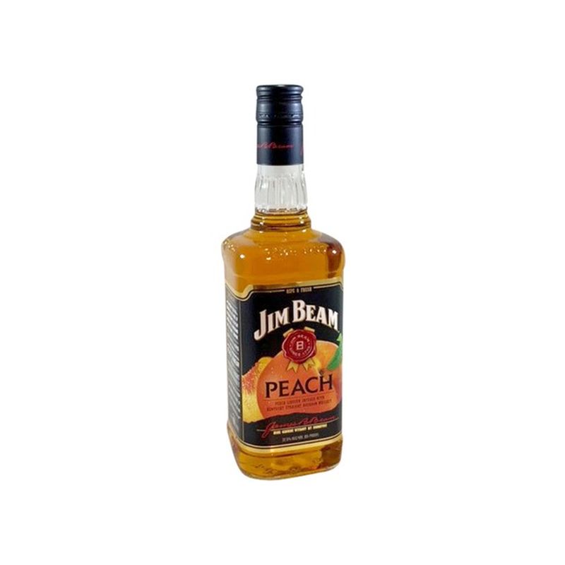 Jim Beam Bourbon Whiskey Peach (750 ml) Instacart